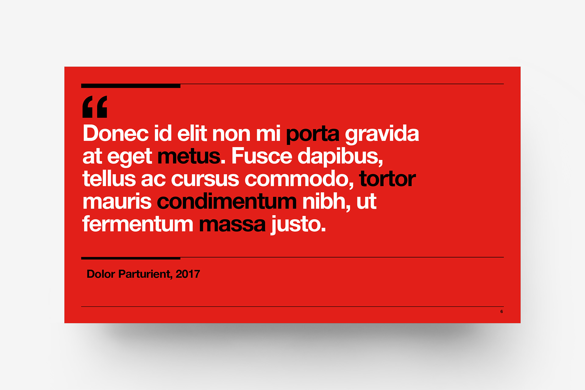 Geneva for Keynote - Quote Layout