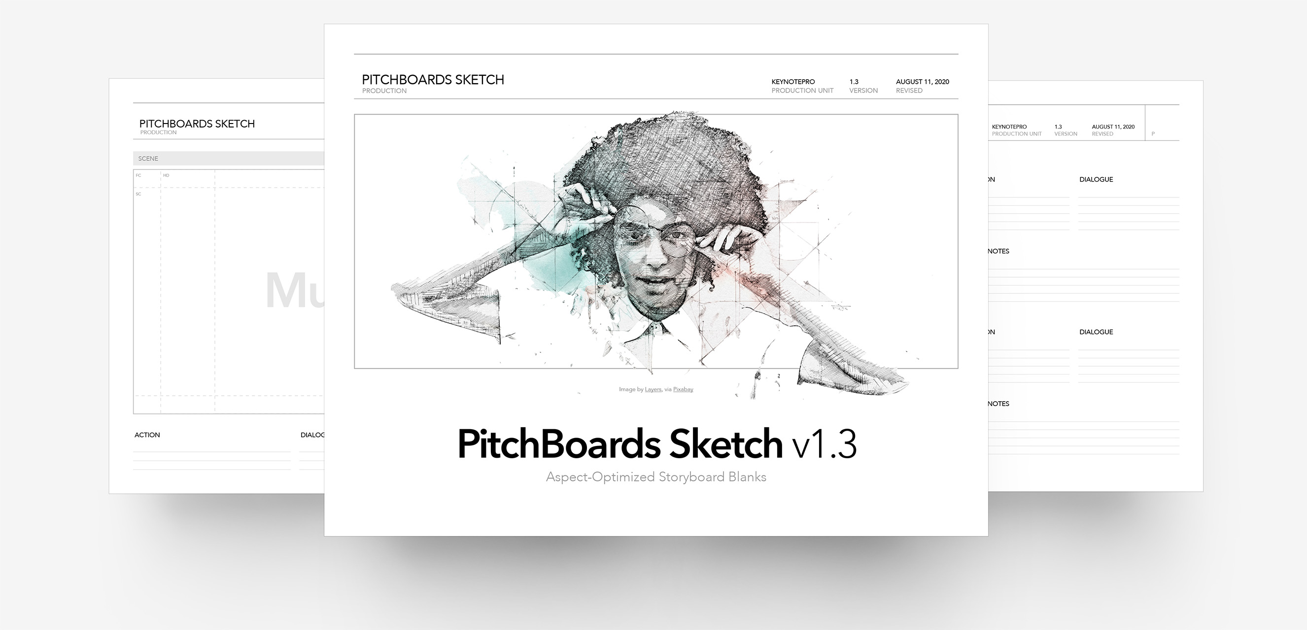 PitchBoards Sketch for Pages