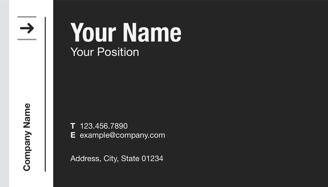 BlackBriar for Pages: Business Card