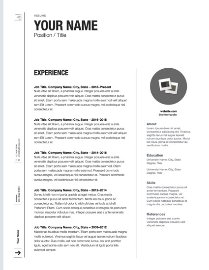 BlackBriar for Pages: Resume