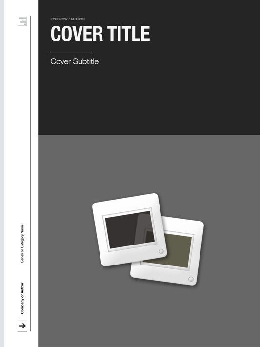 BlackBriar for Pages: ePUB Book Templates - Portrait