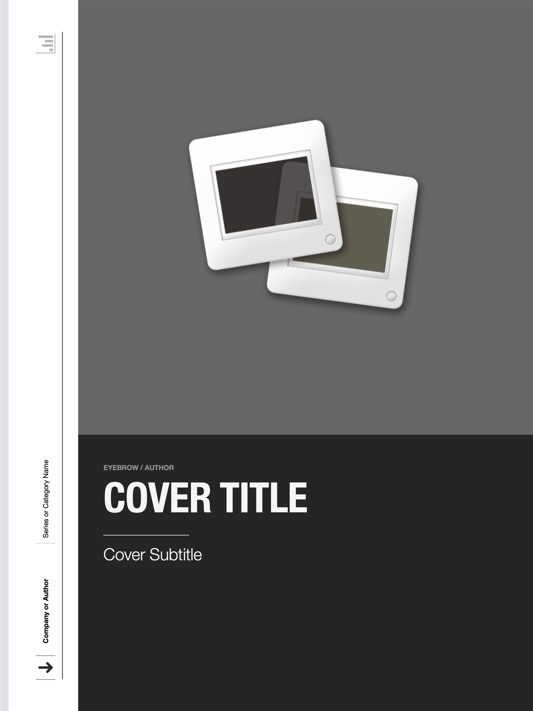 BlackBriar for Pages: ePUB Book Templates - Portrait