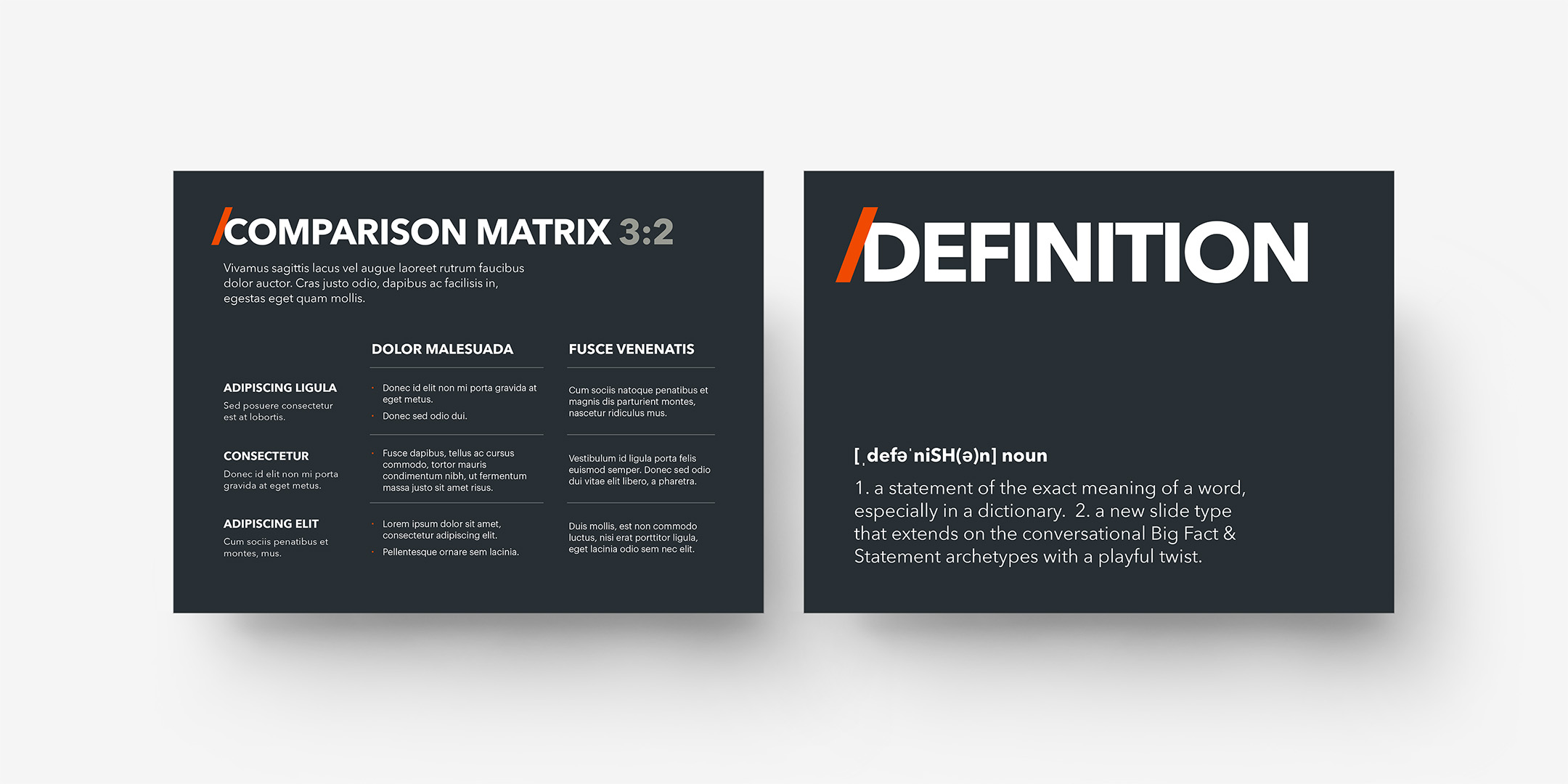 Disruptor - Comparison Matrix and Definition Layouts - Disruptor D2 coloration