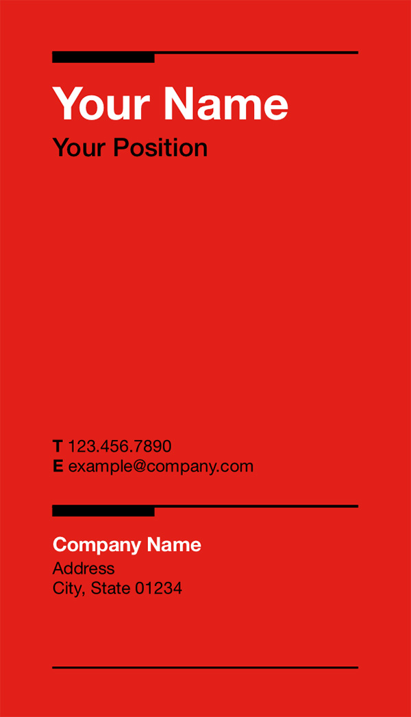 Geneva for Pages: Business Card