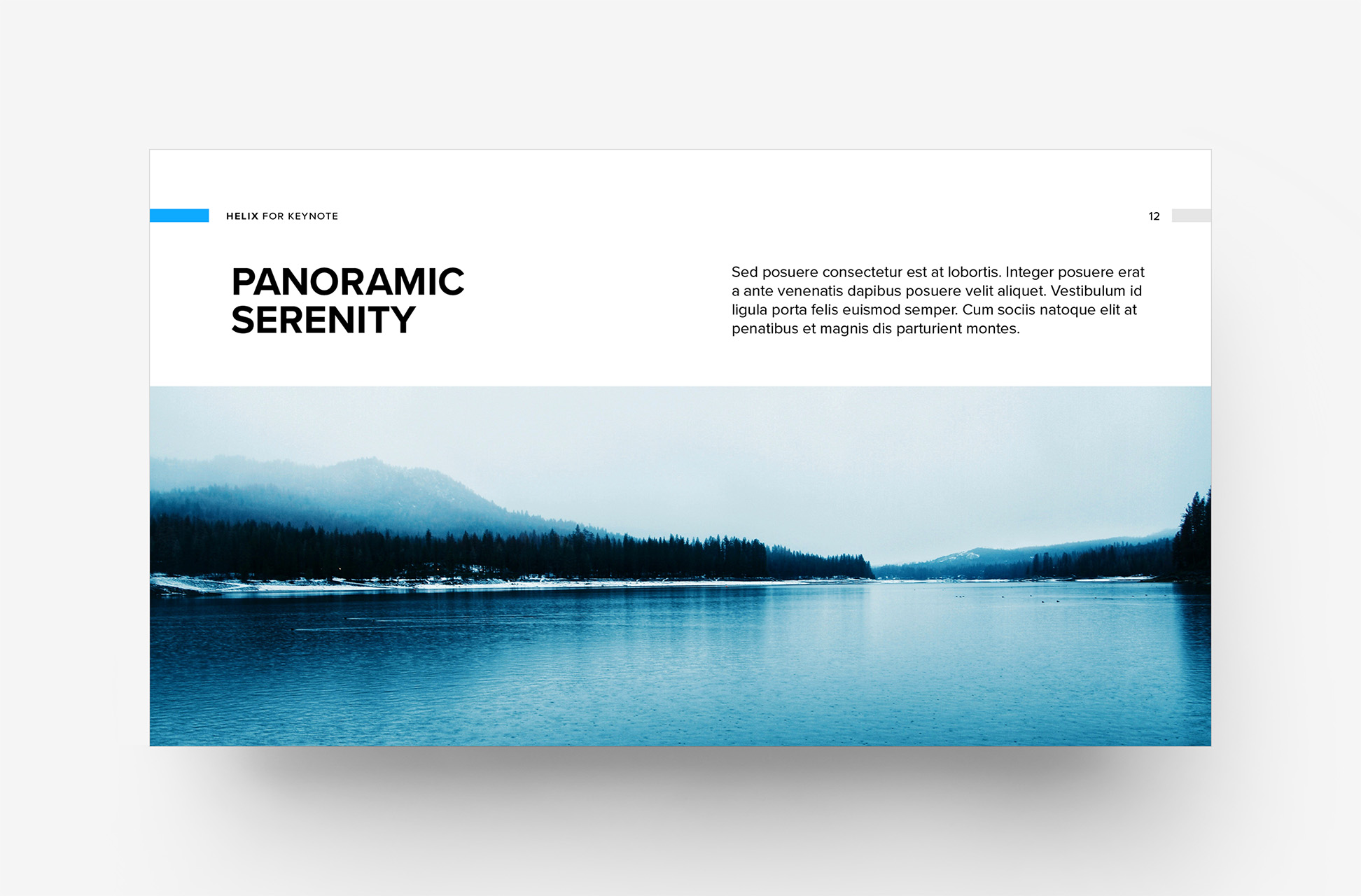 Helix for Keynote - Horizontal Photo Layout