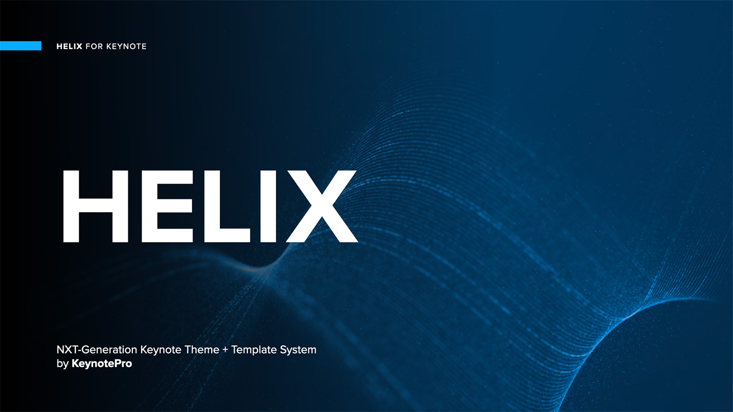 Hero Slide - Helix for Keynote