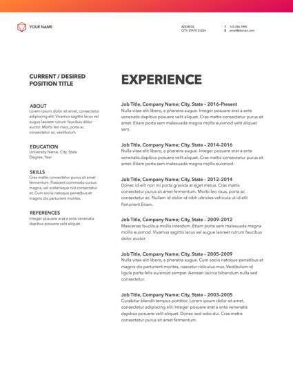 Hyperion for Pages: Resume