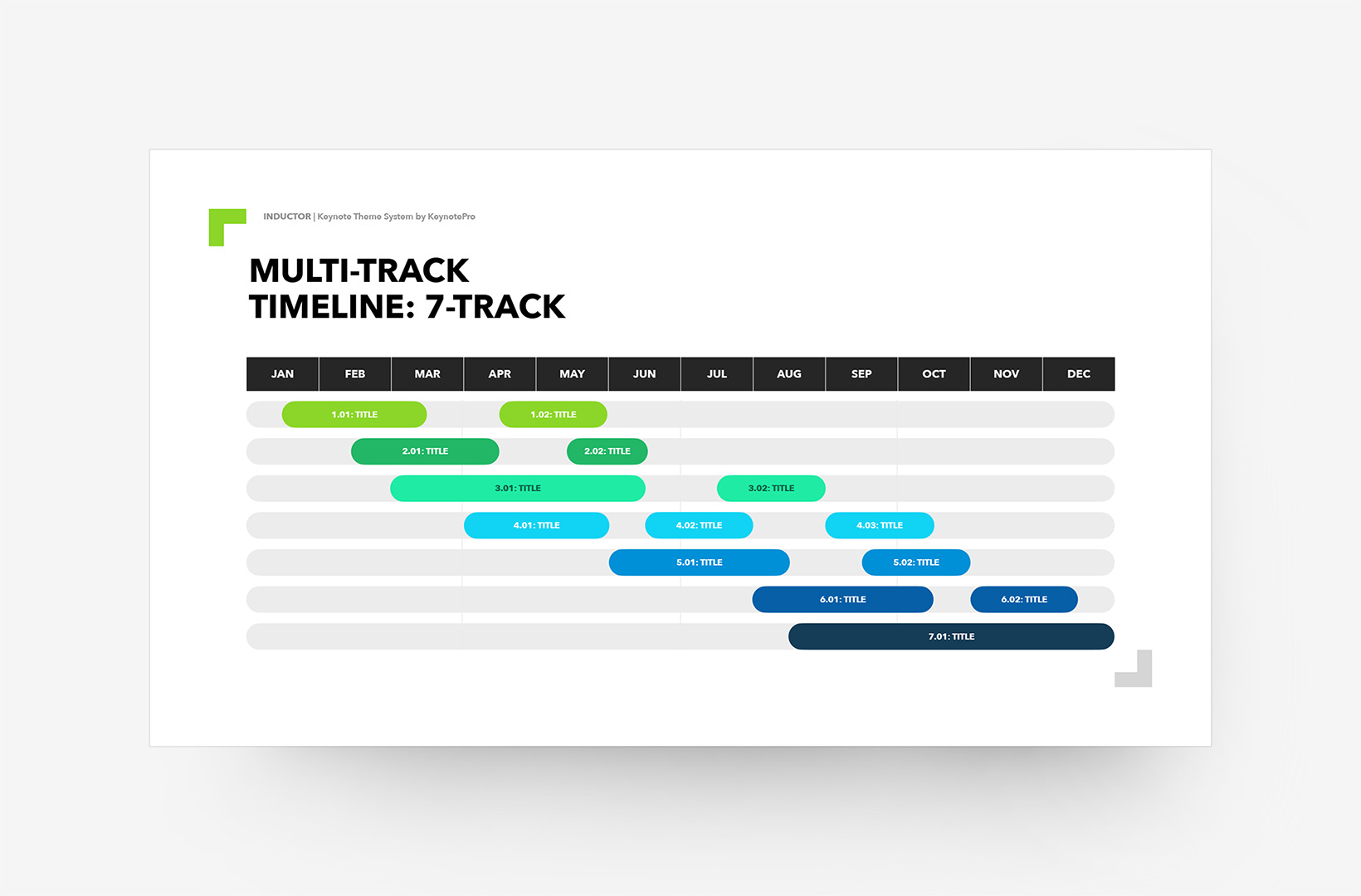 Inductor - Timeline and Pricing Templates