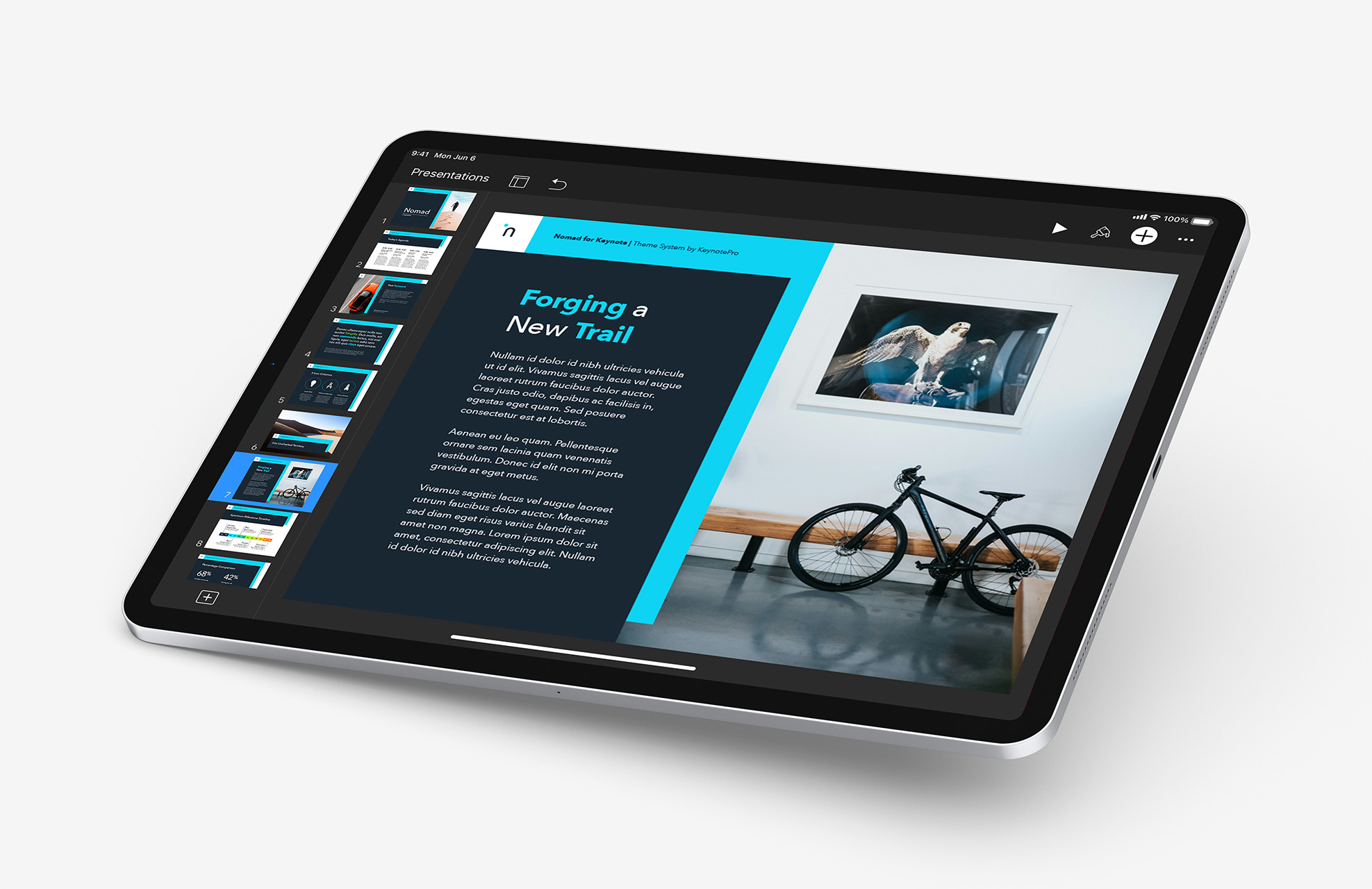 Nomad in Keynote for iOS