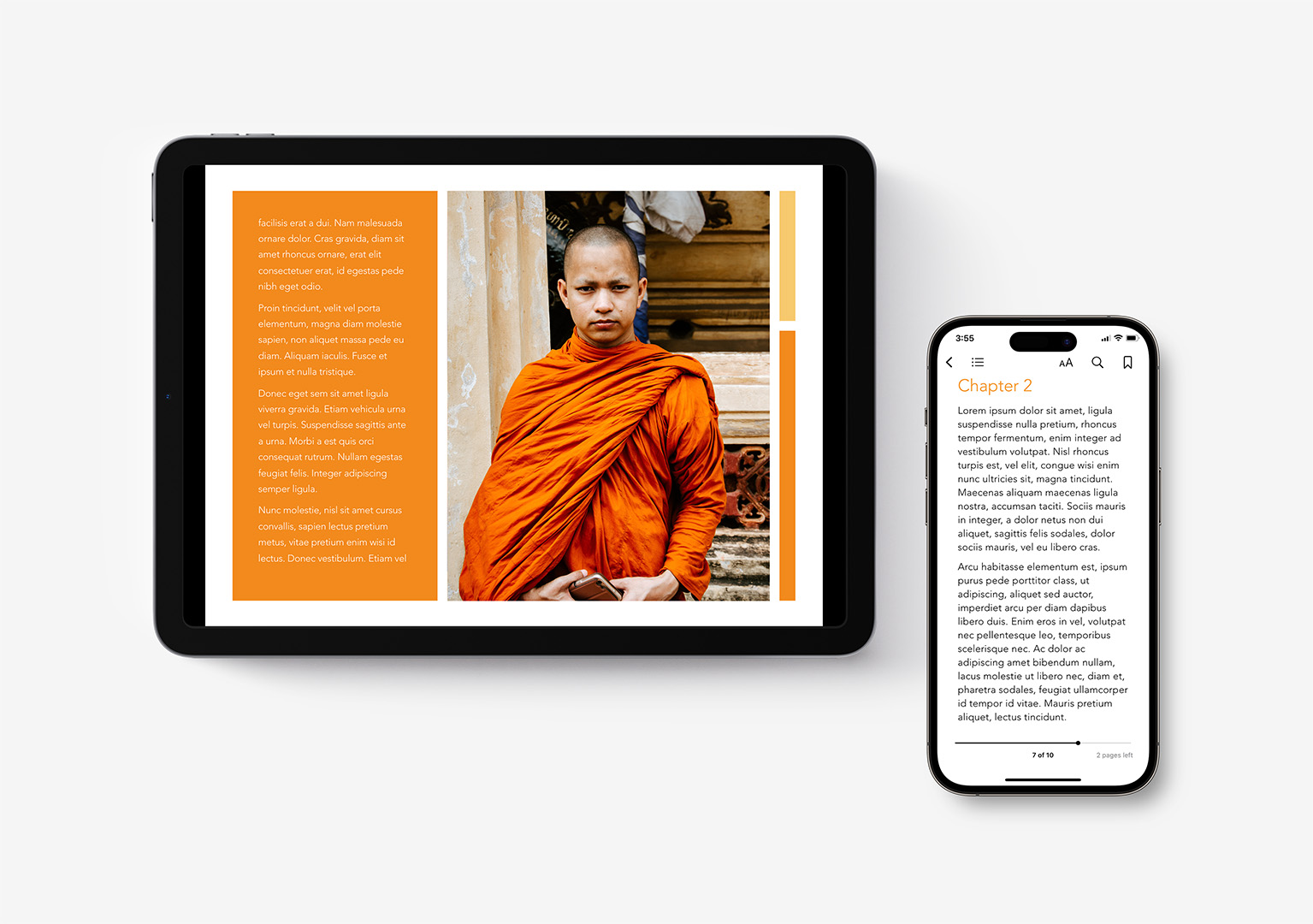 OM X ePUB Book Templates - Celosia