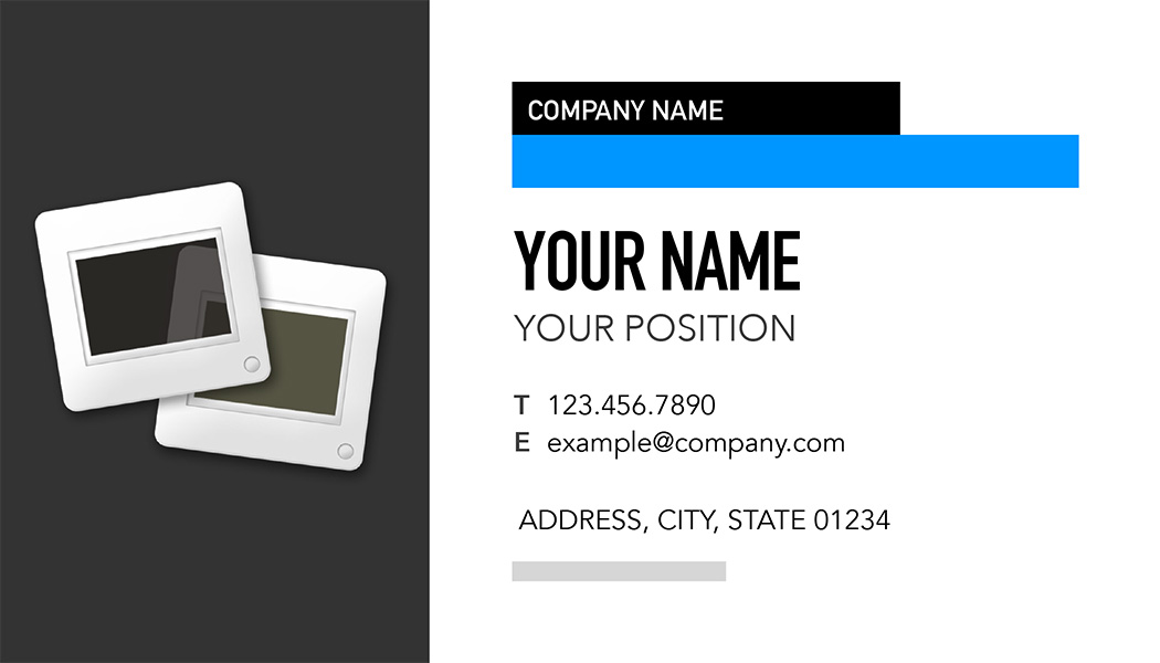 Rainier for Pages: Business Card