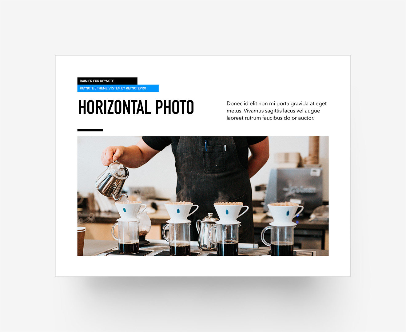 Rainier - Horizontal Photo Layout