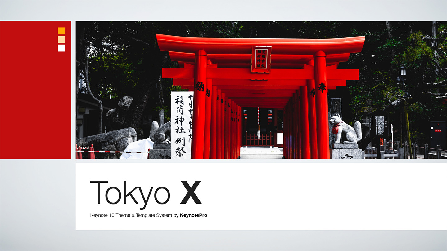 Hero Slide - Tokyo X for Keynote