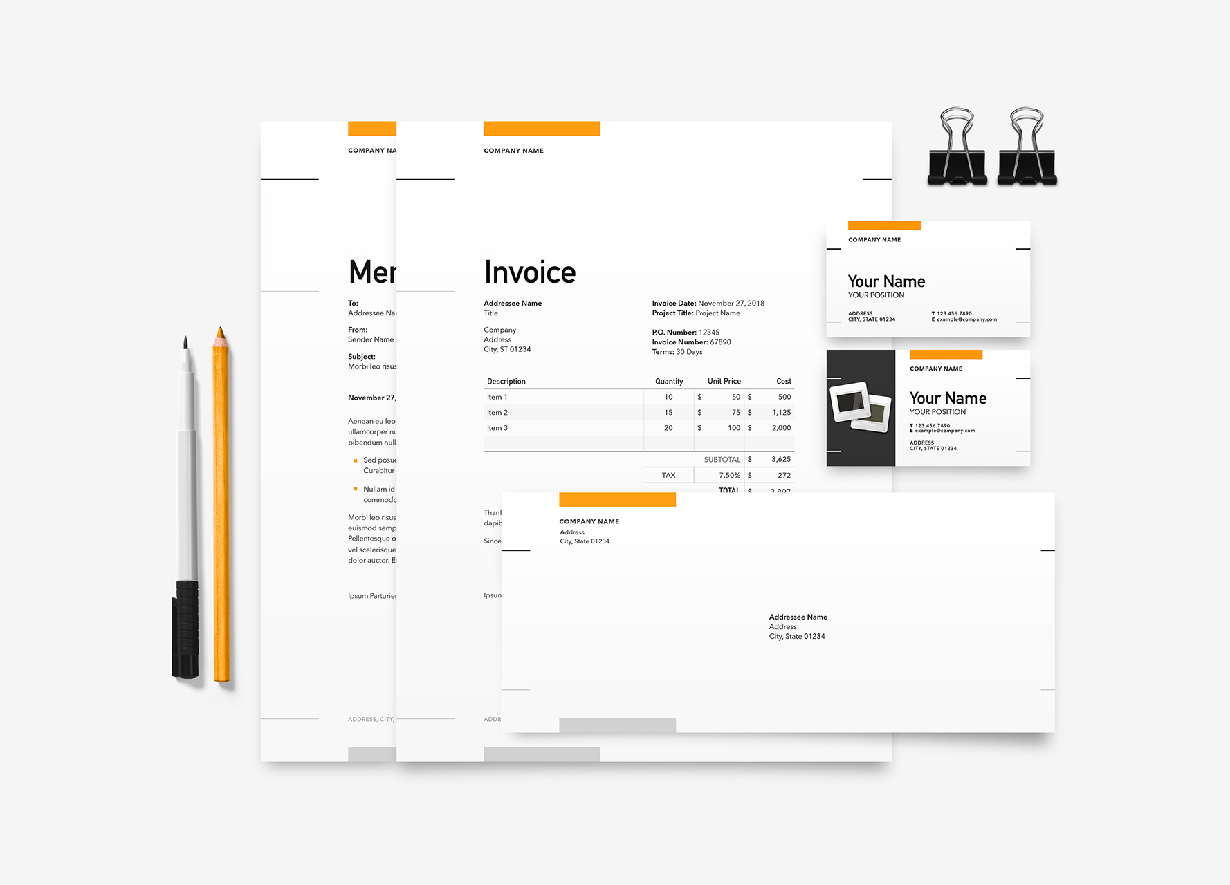 Verge for Pages - Business Essentials - Default (Marigold) coloration