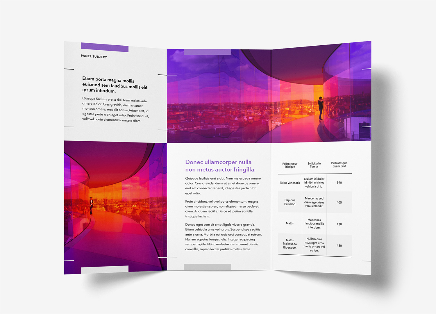 Verge for Pages - Trifold Brochure (A4) - Verge B coloration