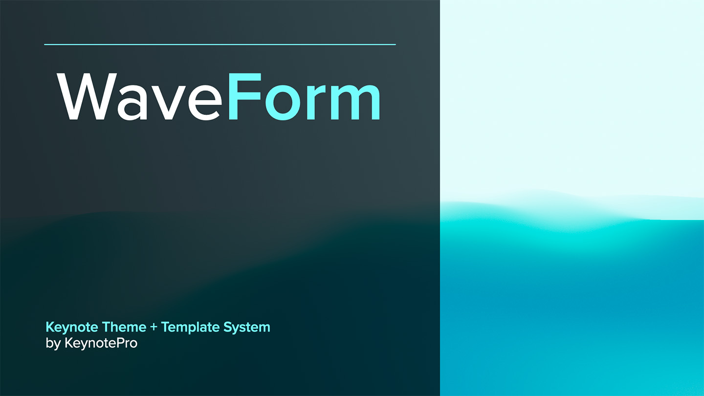 Hero Slide - WaveForm for Keynote