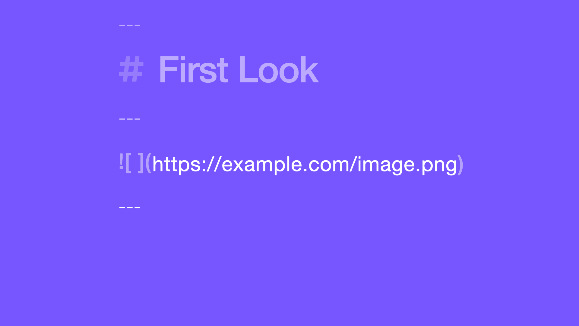 A basic Photo slide in Markdown, Remote (web) image style