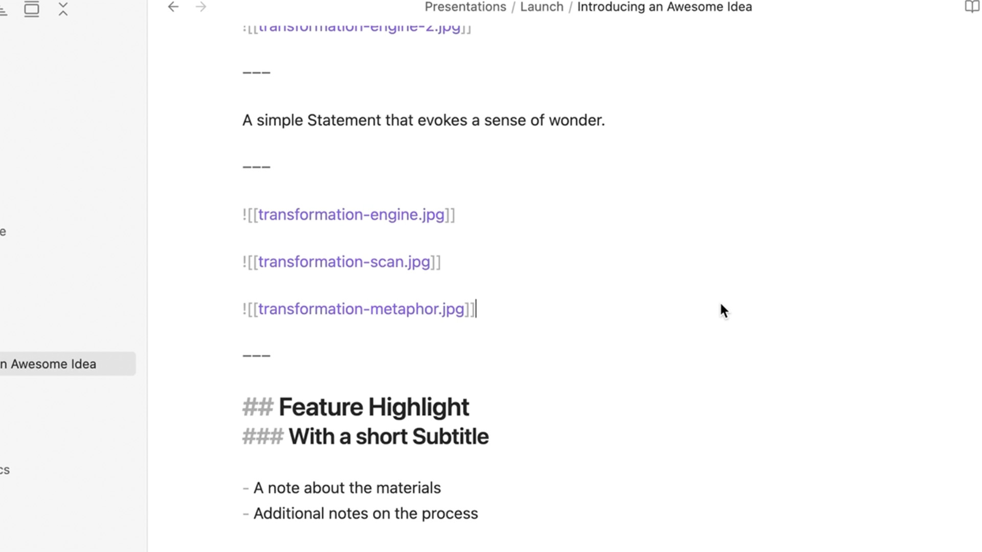 Adding a Photo - 3-Up layout in Markdown format in Obsidian on Mac