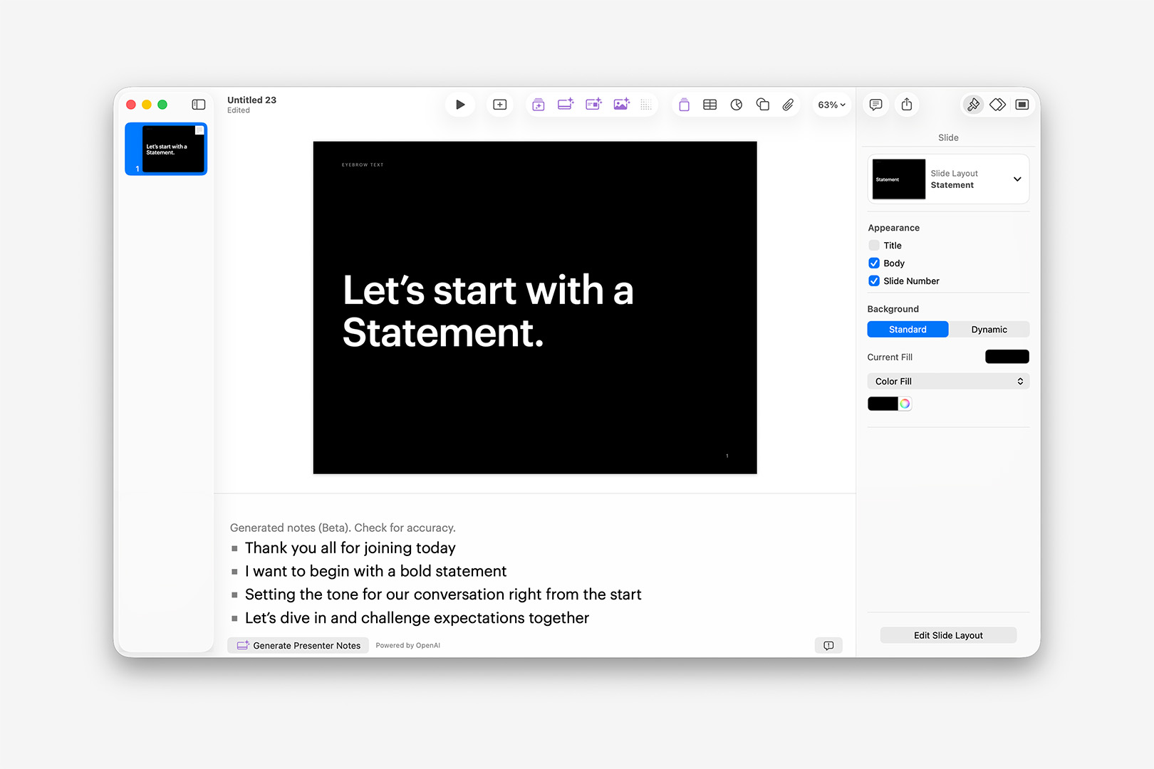 Auto Crop presents a pop-over modal offering alternate framing for the source image