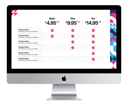Haus Neue for Keynote Price Comparison Template