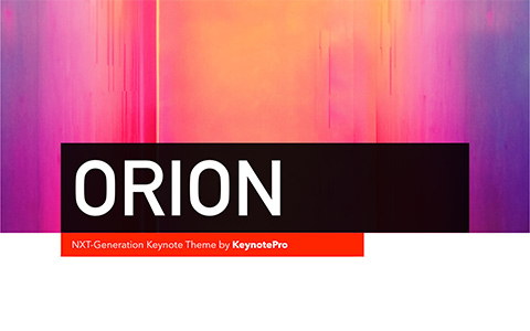 Orion Keynote Theme