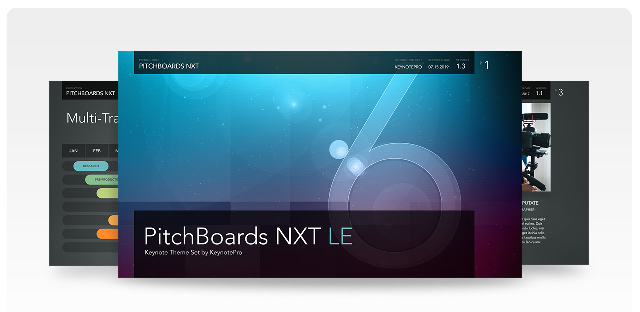 PitchBoards NXT v1.3 LE - Free Keynote Theme