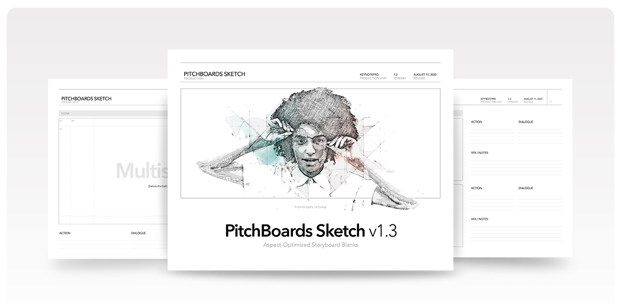 PitchBoards Sketch v1.3 - Free Pages Templates